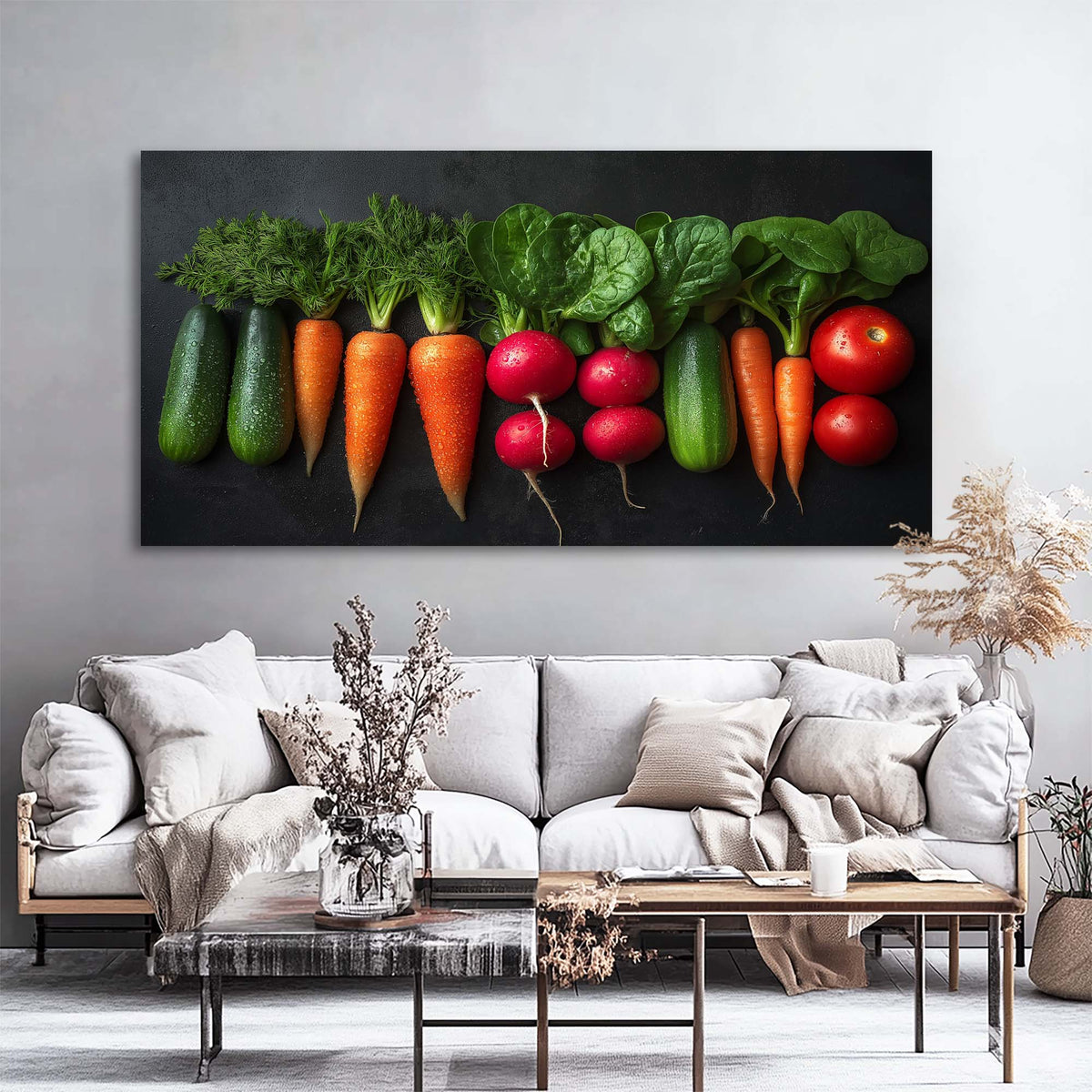 Yellow Traditional Nature Wall Art Canvas Painting Prints Artwor Office Bedroom Living Room Decor