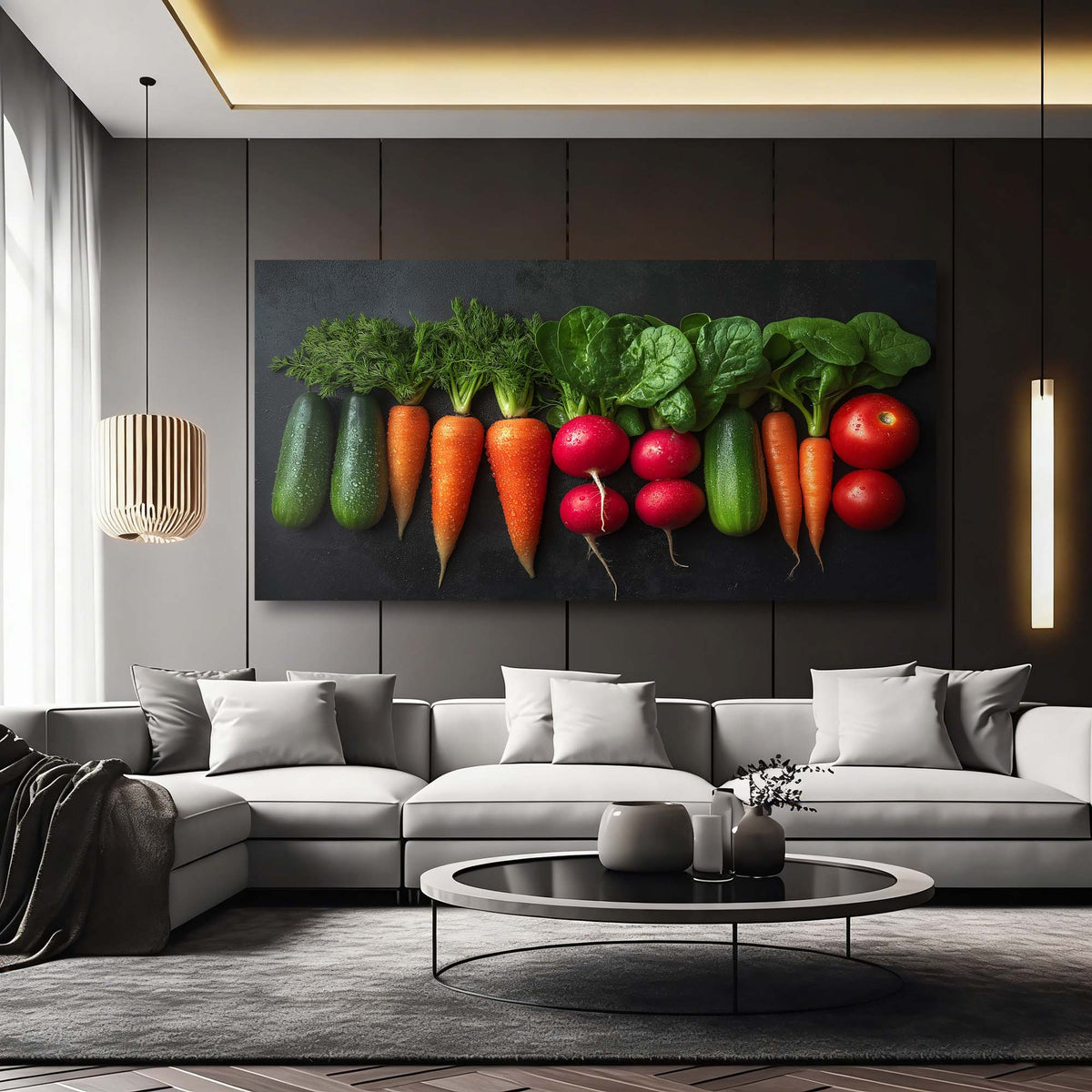 Yellow Traditional Nature Wall Art Canvas Painting Prints Artwor Office Bedroom Living Room Decor