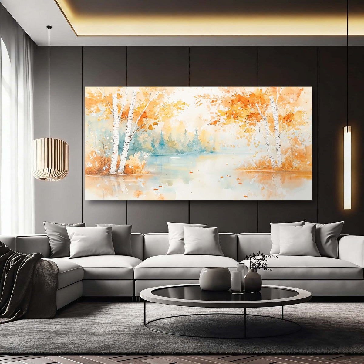 White Pretty Nature Canvas Wall Art for Living Room Prints Artwork Bedroom Office Decor