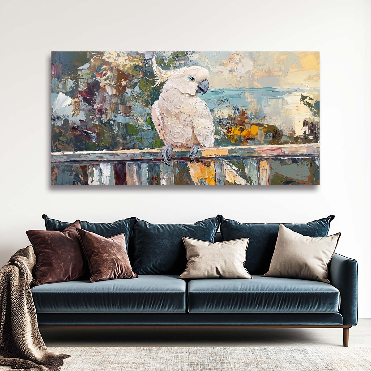 White Birds Wall Art Paintings Print Canvas Painting Prints Modern Artwork Office Living Room Over the Couch Bedroom Decor