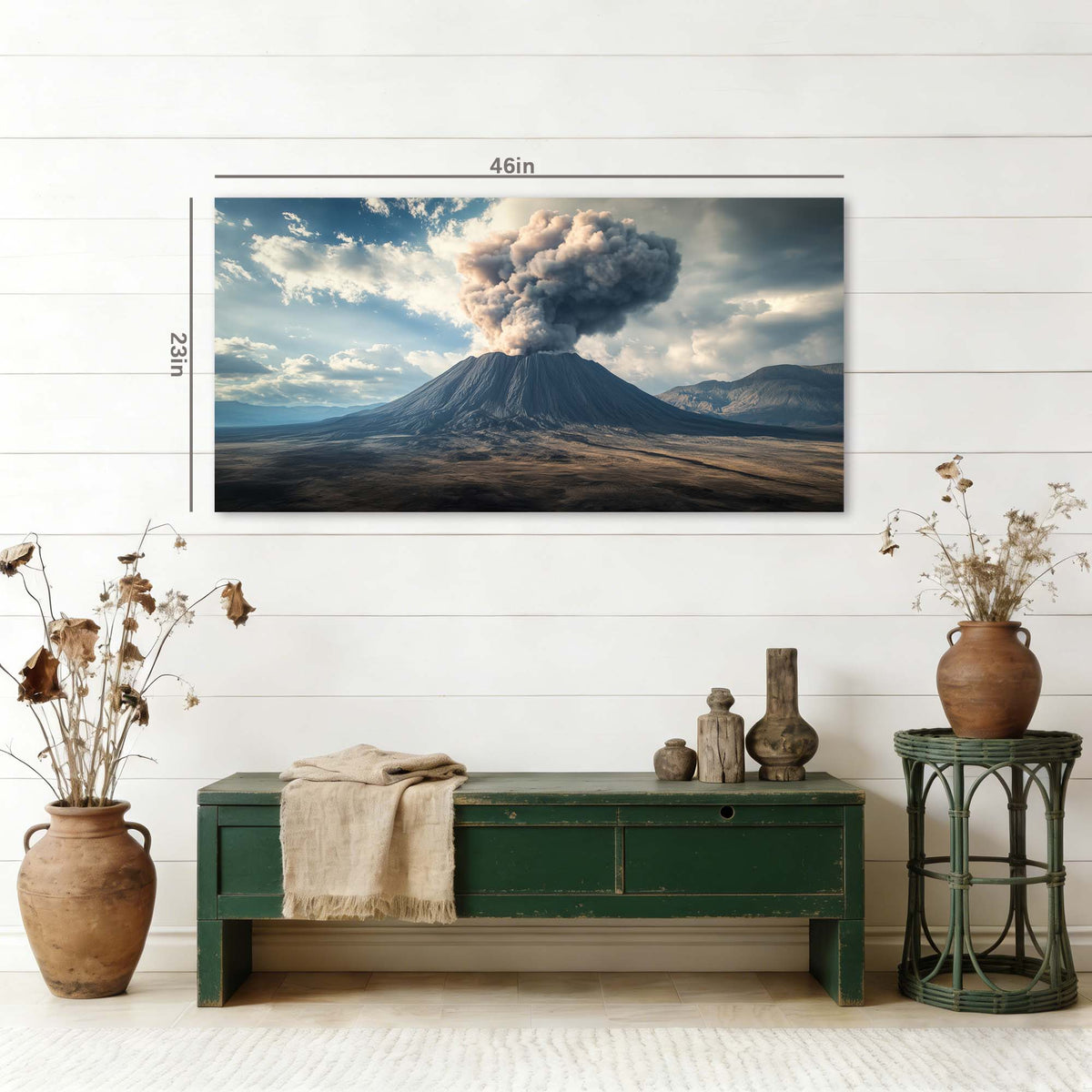 Light Gray Mysterious Nature Canvas Wall Art for Living Room Prints Artwork Bedroom Office Decor