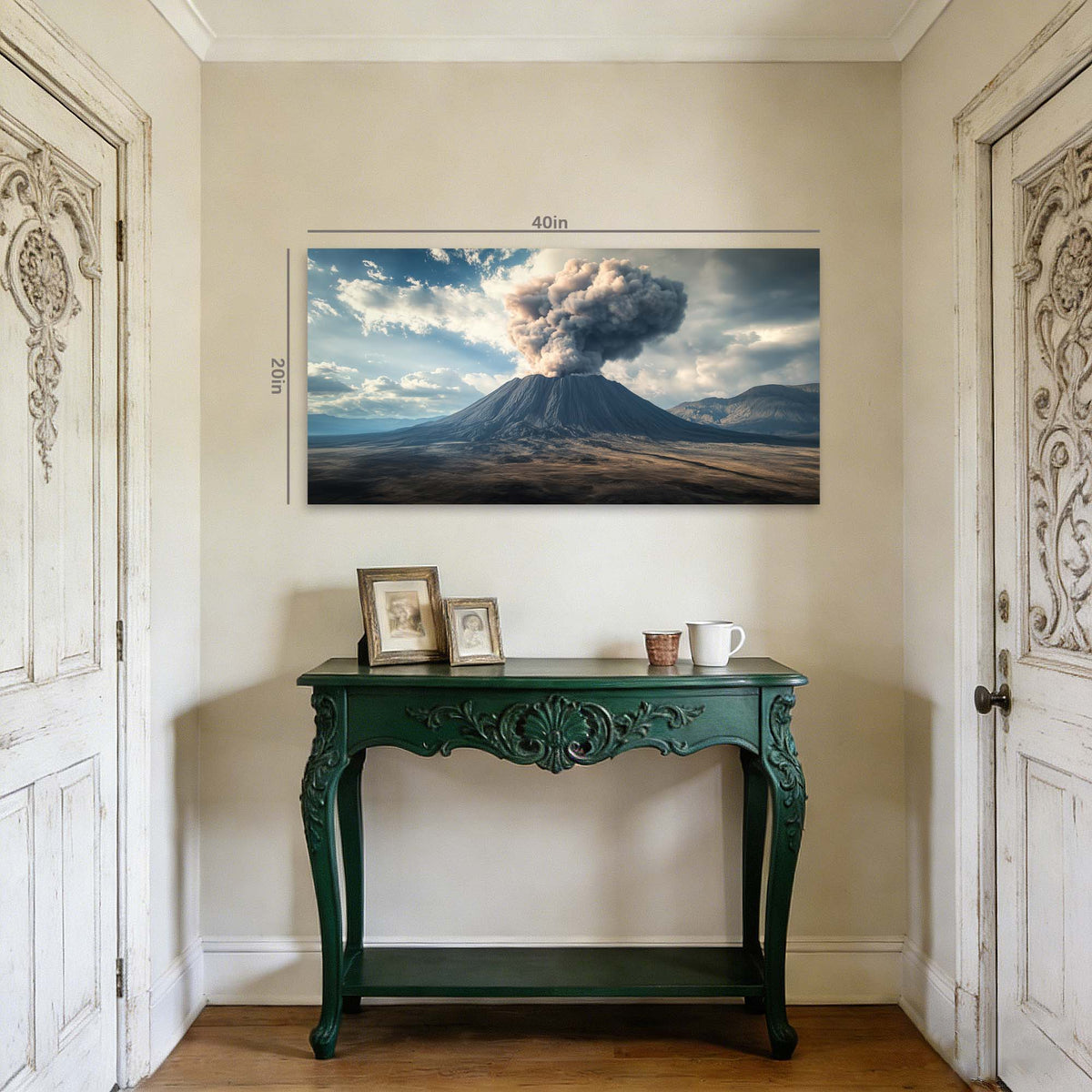 Light Gray Mysterious Nature Canvas Wall Art for Living Room Prints Artwork Bedroom Office Decor