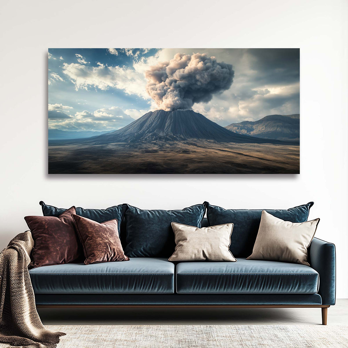 Light Gray Mysterious Nature Canvas Wall Art for Living Room Prints Artwork Bedroom Office Decor