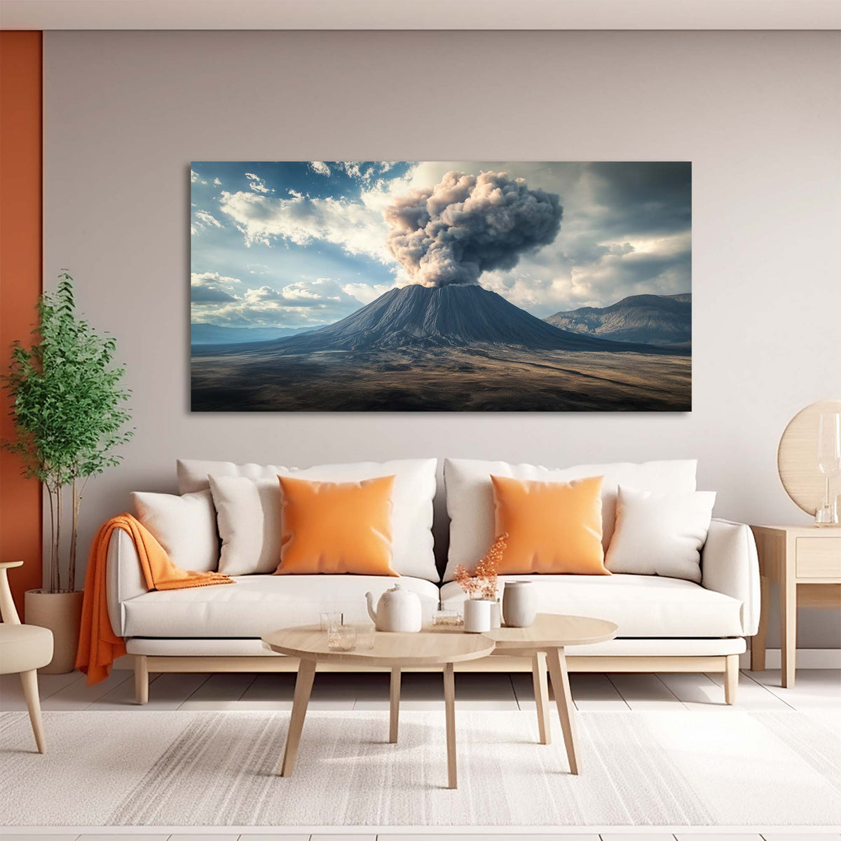Light Gray Mysterious Nature Canvas Wall Art for Living Room Prints Artwork Bedroom Office Decor