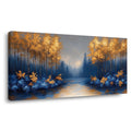 Blue Fantasy Nature Wall Art Modern Canvas Painting Prints Artwork Office Hallway Bedroom Living Room Decor