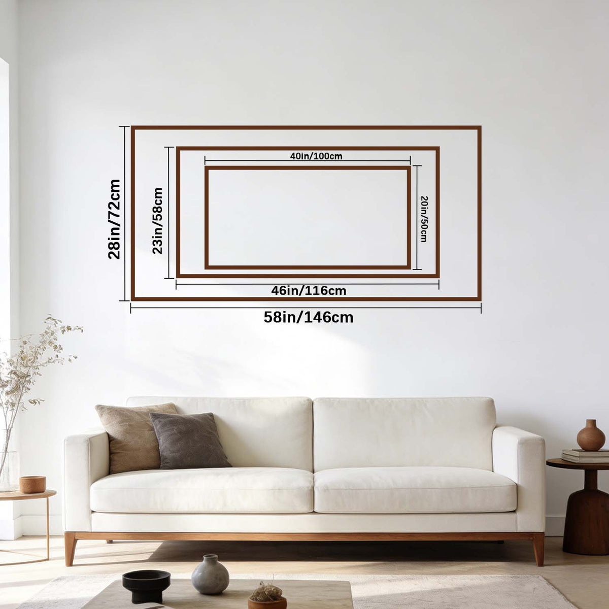 White Abstract Abstract Wall Art for Living Room Canvas Painting Prints Artwork Family Bedroom Office Decor